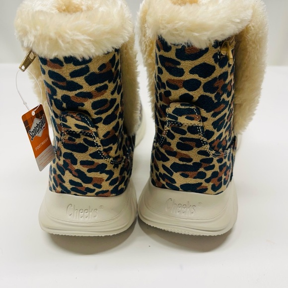 Cheeks Tony Little Cheeks animal print winter boots size 9 nwt - Picture 7 of 7